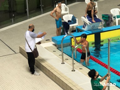 تسخين قبل السباق