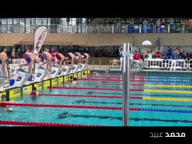 100m breaststroke race