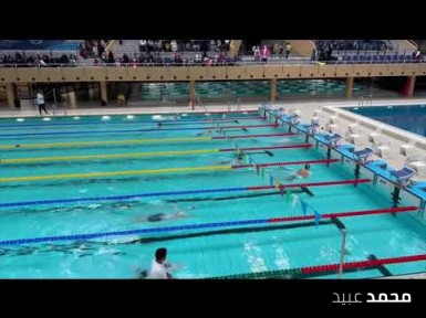 100m breaststroke race